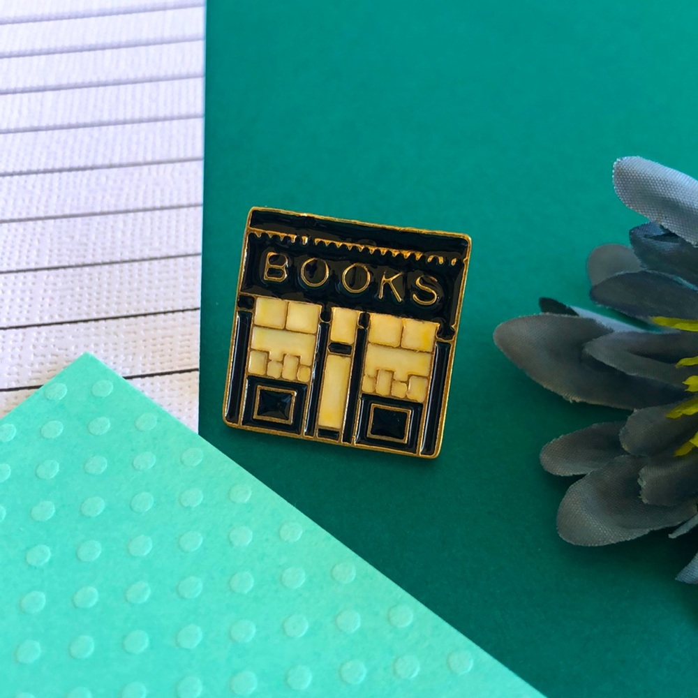 Book Store Enamel Pin